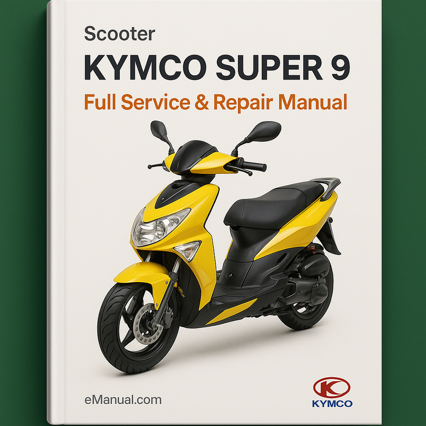 Kymco Super 9 Full Service Repair Manual
