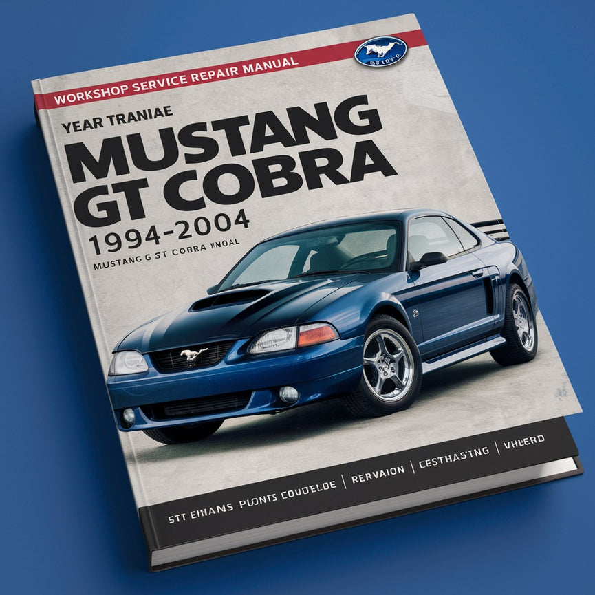 Manual de reparación y servicio del taller MUSTANG GT COBRA 1994-2004