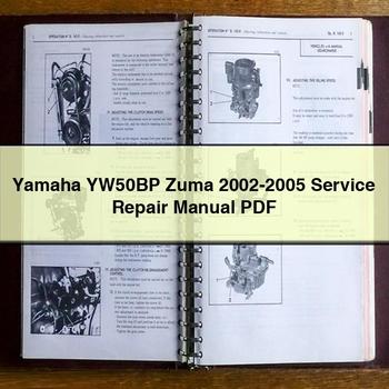 Manual de servicio y reparación de Yamaha YW50BP Zuma 2002-2005