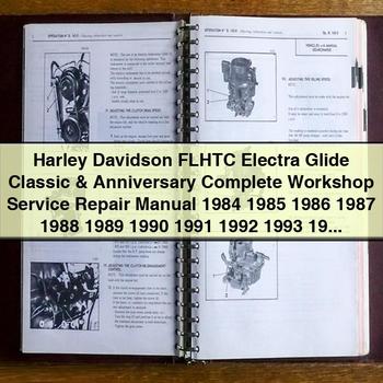 Harley Davidson FLHTC Electra Glide Classic & Anniversary Complete Workshop Service Repair Manual 1984 1985 1986 1987 1988 1989 1990 1991 1992 1993 1994 1995 1996 1997 1998