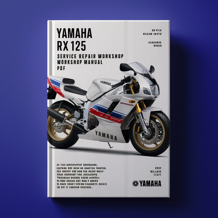 Download Yamaha RX125 RX 125 Service Repair Workshop Manual PDF