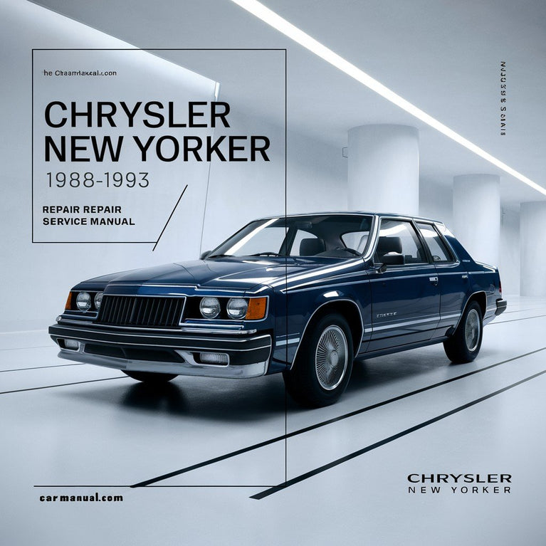 Manual de servicio y reparación de Chrysler New Yorker 1988-1993