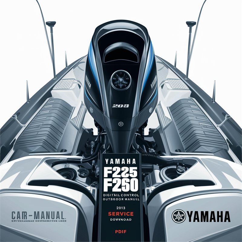 2013 Yamaha F225 F250 F300 4.2l Digital Control Outboard Service Repair Workshop Manual PDF