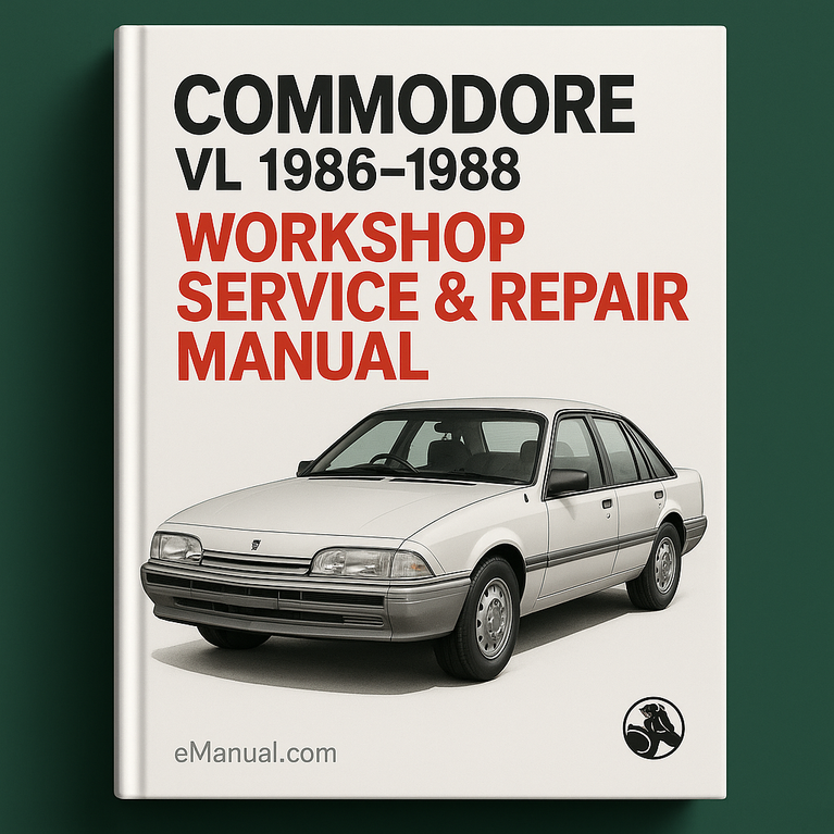 Commodore VL 1986-1988 Workshop Service Repair Manual