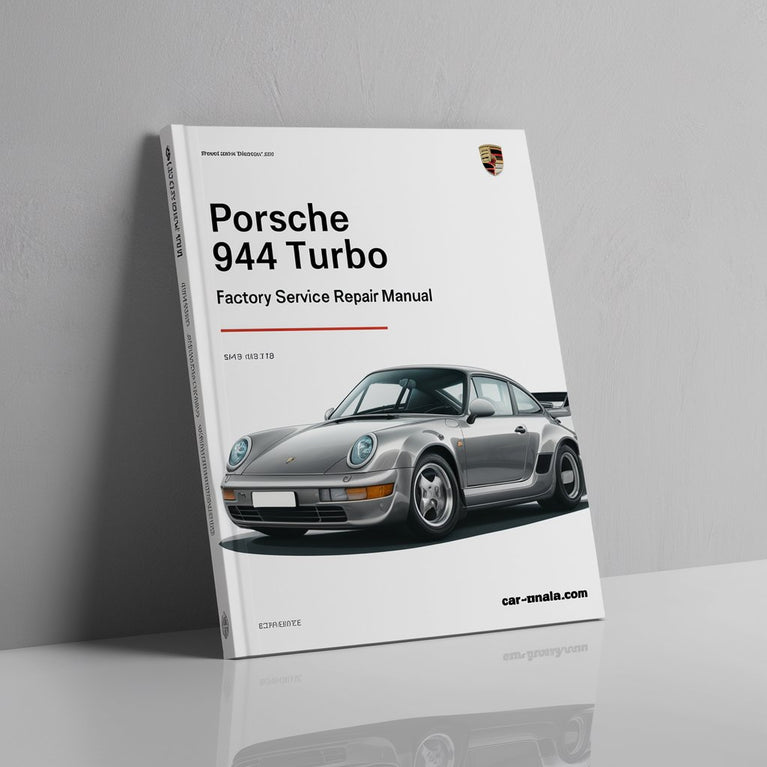 Manual de reparación y servicio de fábrica del Porsche 944 Turbo 1987-1991