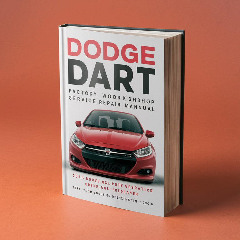 Manual de reparación y servicio del taller de fábrica Dodge Dart 2013-2016