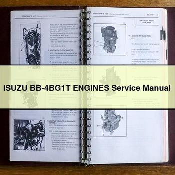 Manual de servicio y reparación de motores ISUZU BB-4BG1T