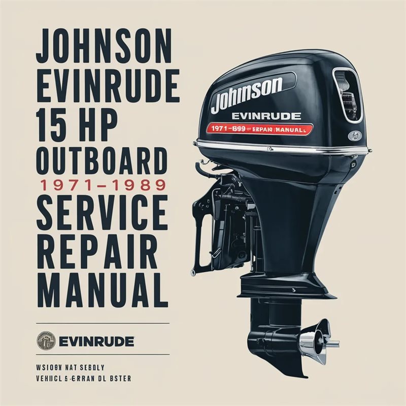 1971-1989 Johnson Evinrude 15 HP Outboard Service Repair Workshop Manual PDF