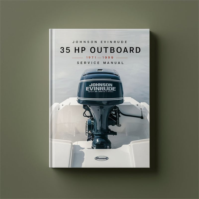 JOHNSON EVINRUDE 35 HP OUTBOARD 1971-1989 Service Manual PDF