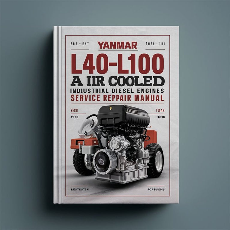 Yanmar Engines Manuals L40-L100 AIR Cooled LA Series Industrial Diesel Service Repair Workshop Manual PDF