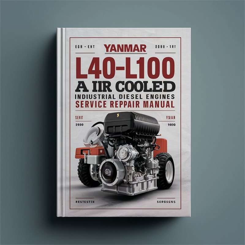 Yanmar Engines Manuals L40-L100 AIR Cooled LA Series Industrial Diesel Service Repair Workshop Manual PDF