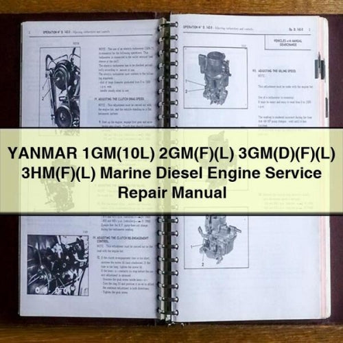Isuzu Marine Yanmar 1gm(10l) 2gm(f)(l) 3gm(d)(f)(l) 3hm(f)(l) Diesel Engine 1GM(10L 2GM(F)(L 3GM(D)(F)(L 3HM(F)(L Service Repair Workshop Manual PDF