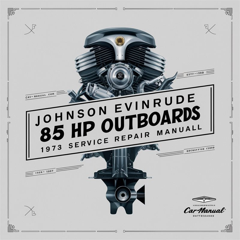 1973-1989 Johnson Evinrude 85 HP Outboards Service Repair Workshop Manual PDF