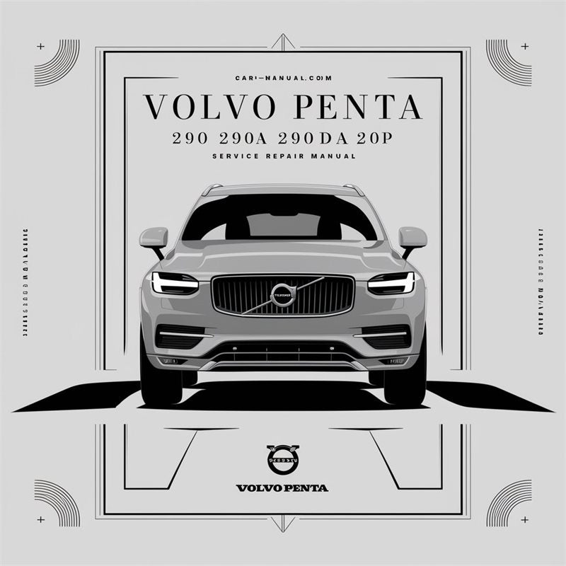 Volvo Penta 290 290A 290DP 290A-DP Service Repair Workshop Manual PDF