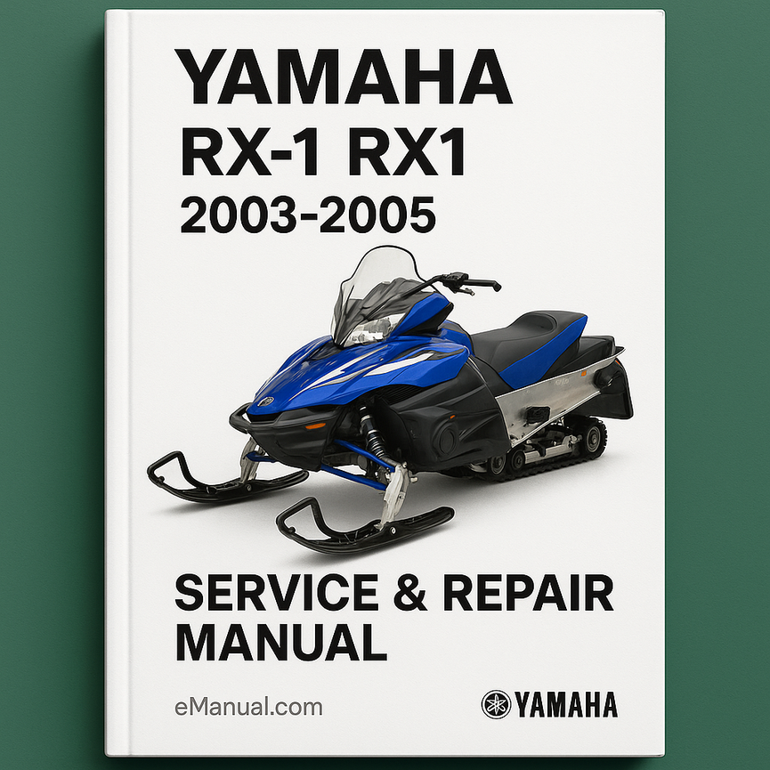 Yamaha RX-1 RX1 2003-2005 Service-Reparaturhandbuch
