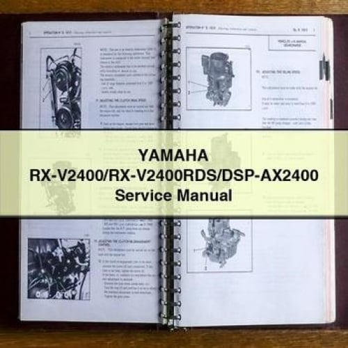 Yamaha RX-V2400/RX-V2400RDS/DSP-AX2400 Service- und Reparaturhandbuch