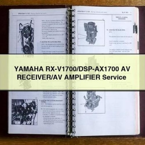 Yamaha RX-V1700/DSP-AX1700 AV RECEIVER/AV AMPLIFIER Service Repair Manual