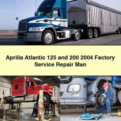 2004 Aprilia Atlantic 125 200 MAN Service Repair Workshop Manual PDF