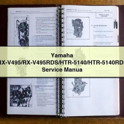 Yamaha RX-V495/RX-V495RDS/HTR-5140/HTR-5140RDS Service-Reparaturhandbuch