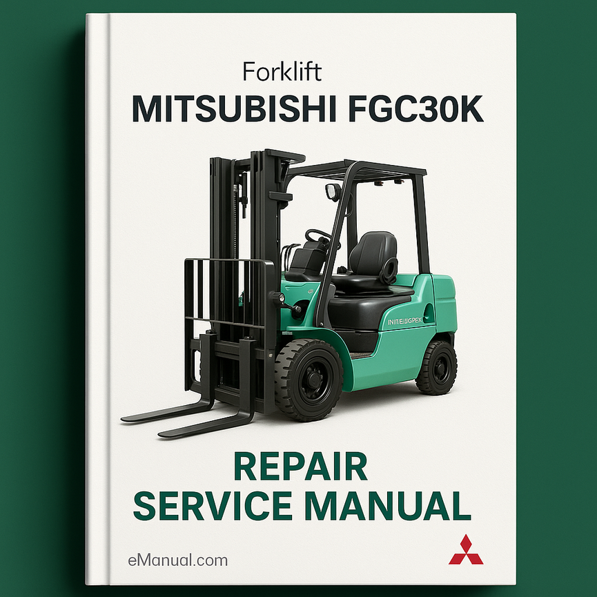 Reparatur- und Servicehandbuch für Gabelstapler Mitsubishi FGC30K