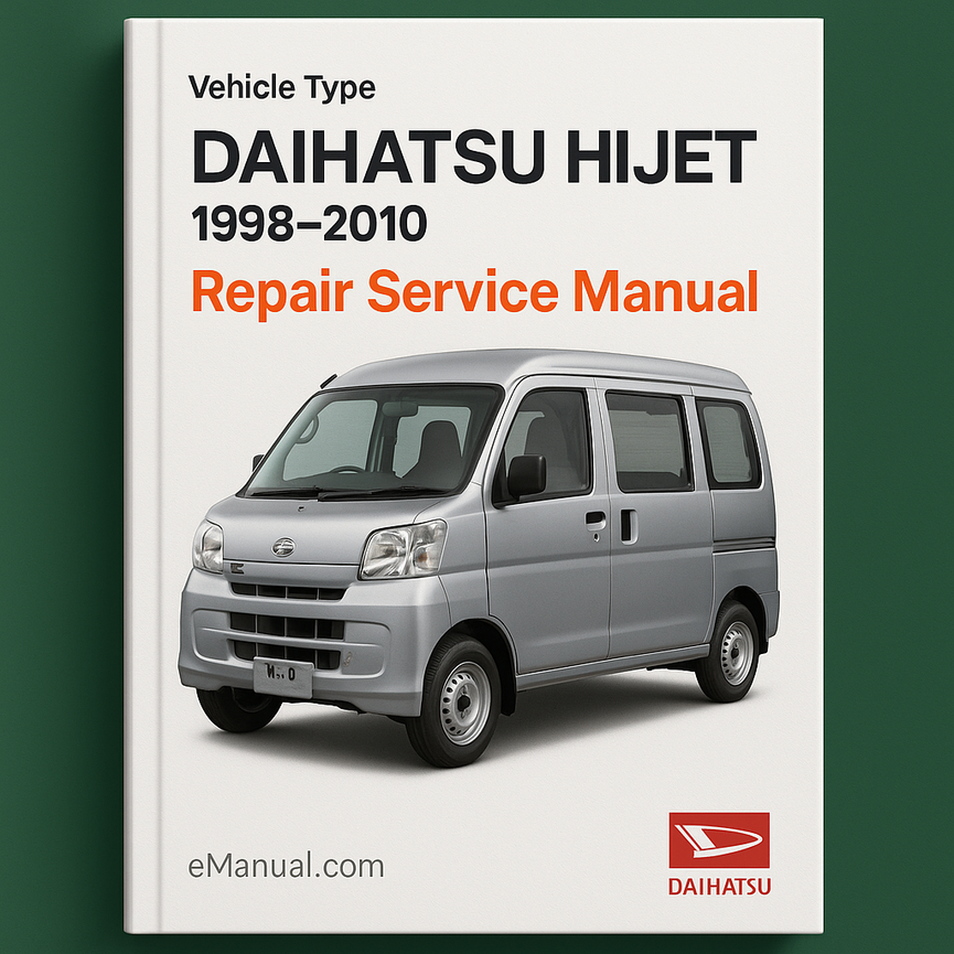 Daihatsu Hijet 1998-2010 Repair Service Manual