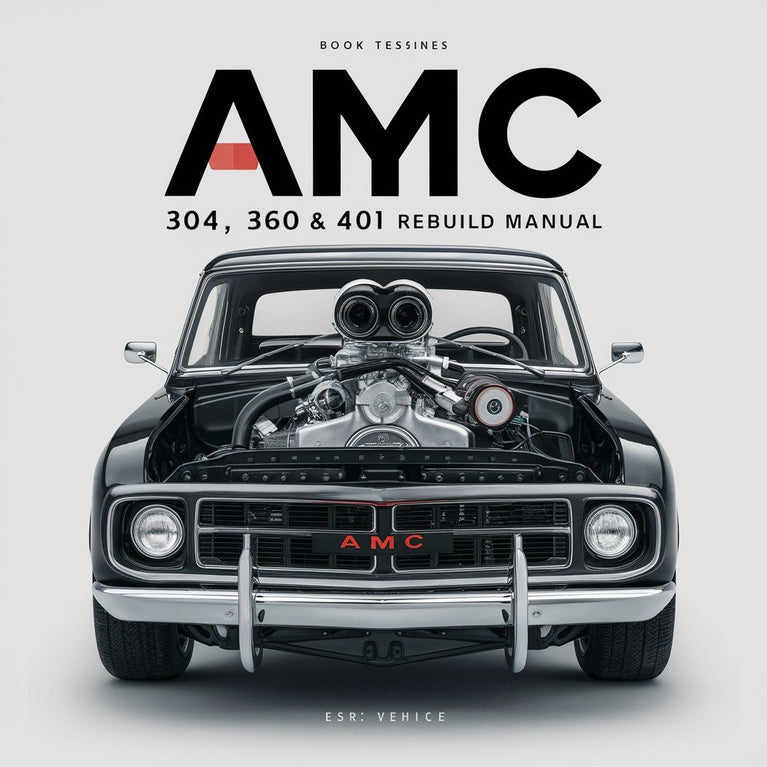 AMC 304 360 &amp; 401 V8 Motorumbauhandbuch