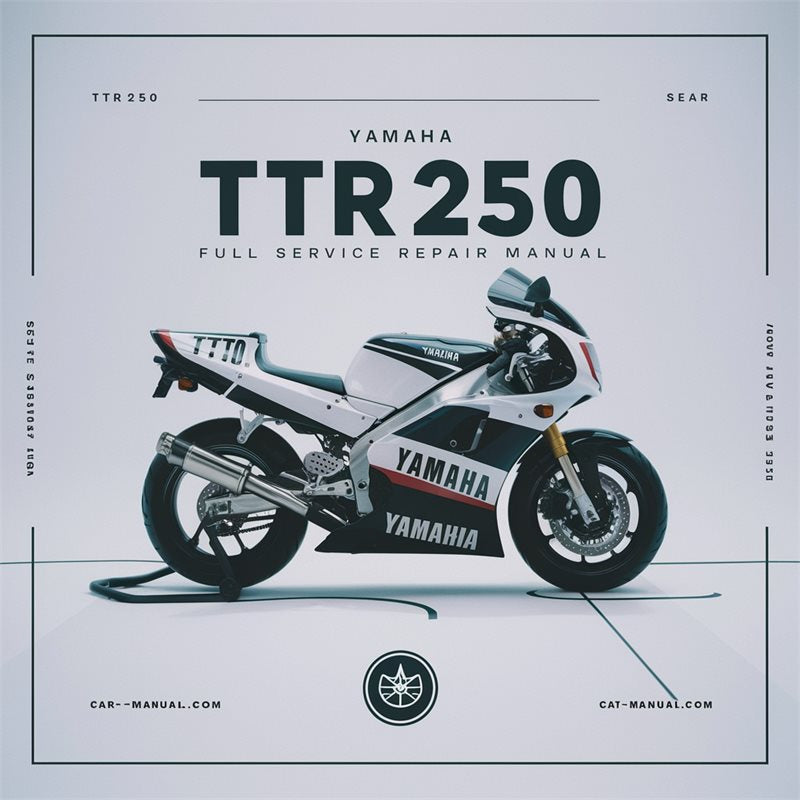 2001 Yamaha TTR Models TTR250 Service Repair Workshop Manual PDF