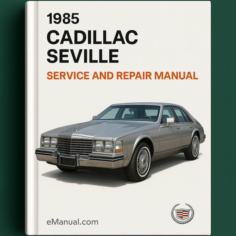 1985 Cadillac Seville Service and Repair Manual
