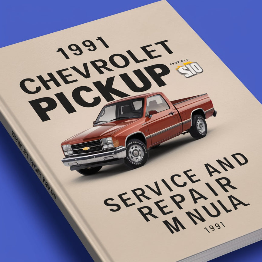 Manual de servicio y reparación de la camioneta Chevrolet S10 1991