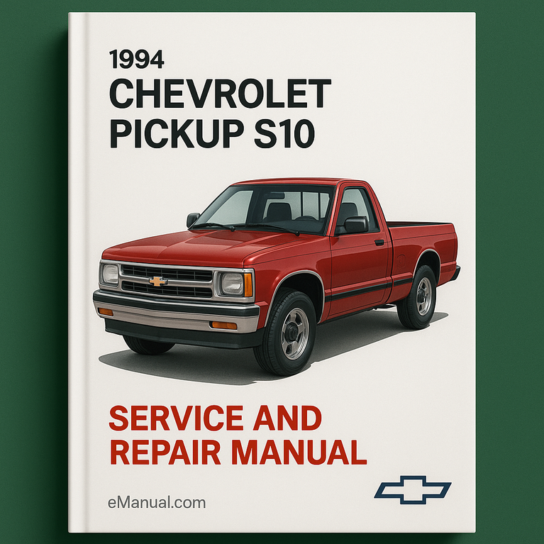 1994 Chevrolet Pickup S10 Service and Repair Manual