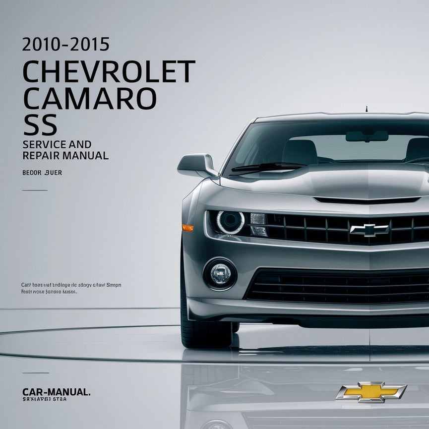 Manual de servicio y reparación del Chevrolet Camaro SS 2010-2015