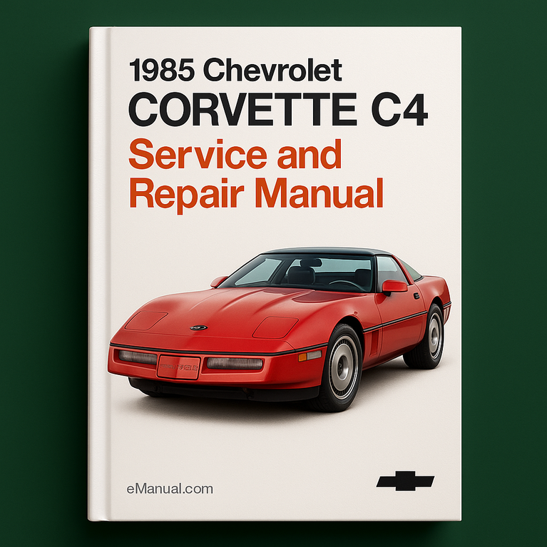 1985 Chevrolet Corvette C4 Wartungs- und Reparaturhandbuch