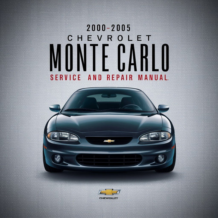 Manual de servicio y reparación de Chevrolet Monte Carlo 2000-2005