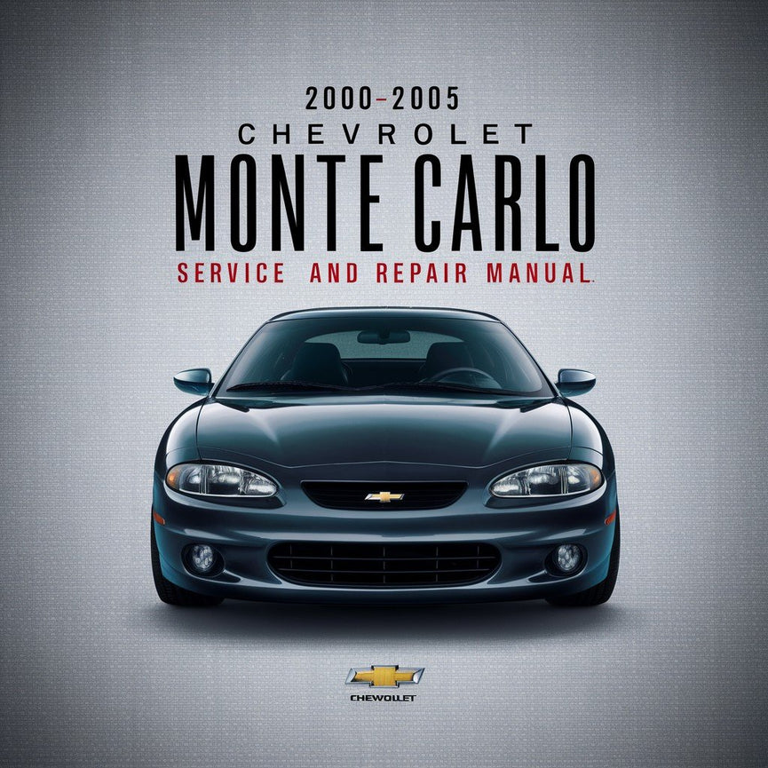 2000-2005 Chevrolet Monte Carlo Service- und Reparaturhandbuch