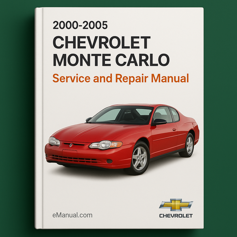 2000-2005 Chevrolet Monte Carlo Service- und Reparaturhandbuch