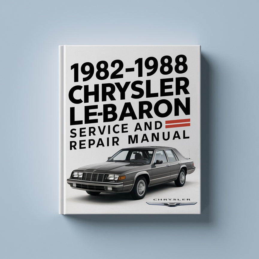 Manual de servicio y reparación de Chrysler LeBaron 1982-1988