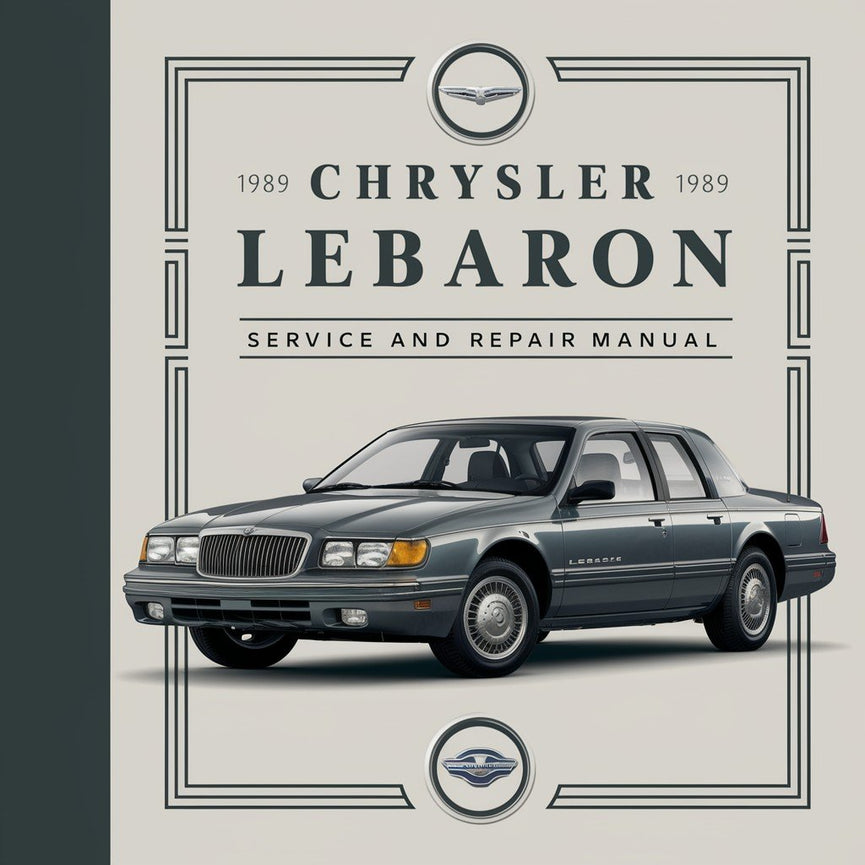 Manual de servicio y reparación de Chrysler LeBaron 1989