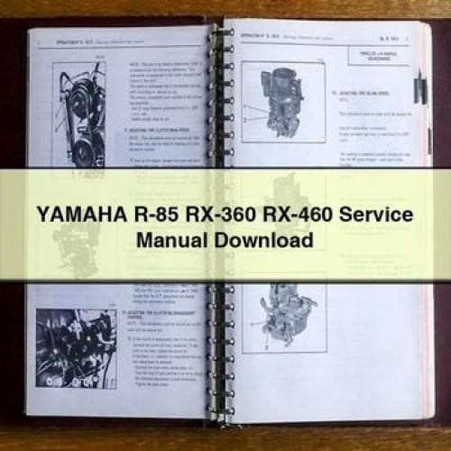 Yamaha R-85 RX-360 RX-460 Service- und Reparaturhandbuch