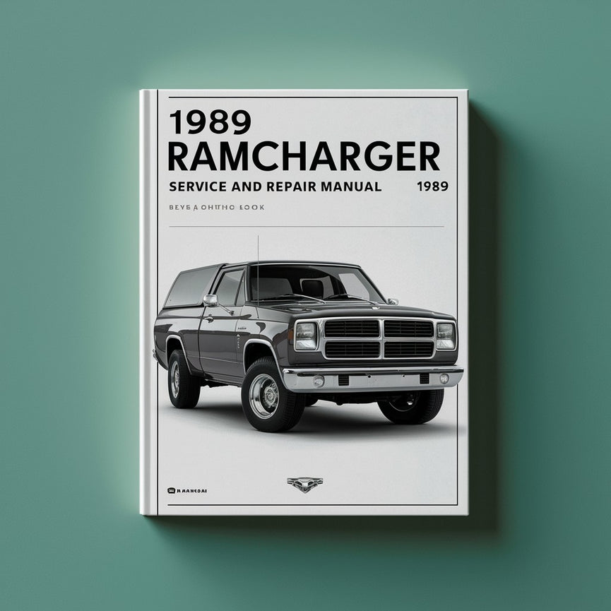 1989 Dodge Ramcharger Wartungs- und Reparaturhandbuch