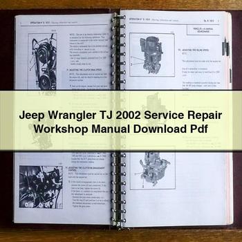 Manual de taller y servicio de reparación del Jeep Wrangler TJ 2002