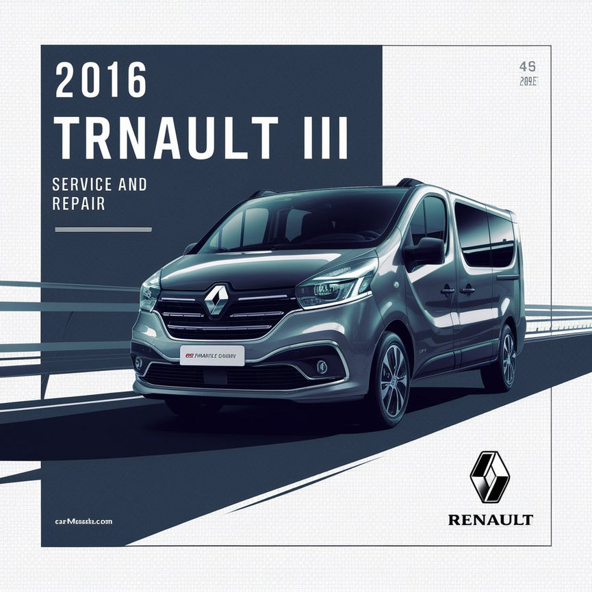 2016 Renault Trafic III Wartungs- und Reparaturhandbuch