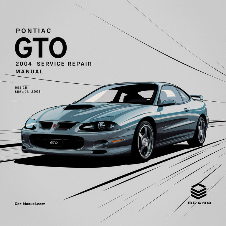 Manual de servicio y reparación del Pontiac GTO 2004-2006 04 05 06