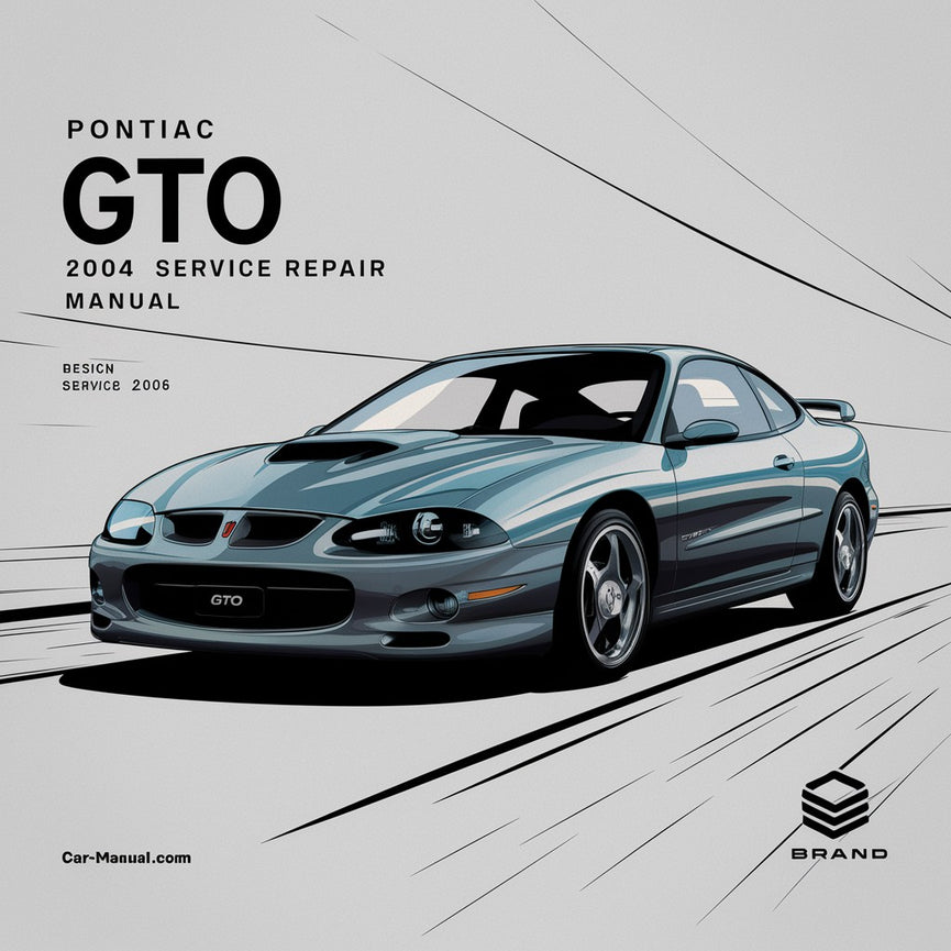 PONTIAC GTO 2004-2006 Service Repair Manual 04 05 06