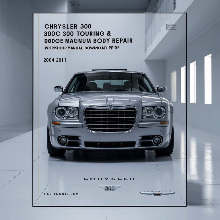 Manual de taller y servicio de reparación de carrocerías de Chrysler 300, 300C, 300 Touring y Dodge Magnum 2004-2011