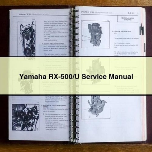 Yamaha RX-500/U Service-Reparaturhandbuch