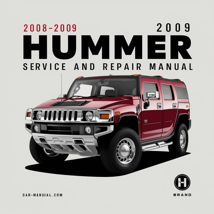 Manual de servicio y reparación del Hummer H2 2008-2009