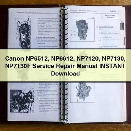 Canon NP6512 NP6612 NP7120 NP7130 NP7130F Service Repair Workshop Manual PDF