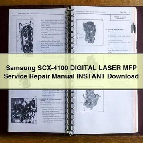 Samsung SCX-4100 Digital Laser MFP Service Repair Workshop Manual PDF