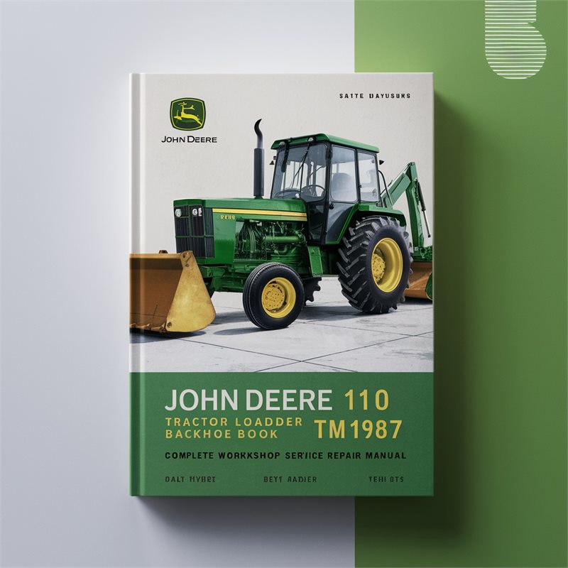 John Deere 110 Tractor Loader Backhoe TM1987 Complete Workshop Service Repair Manual PDF