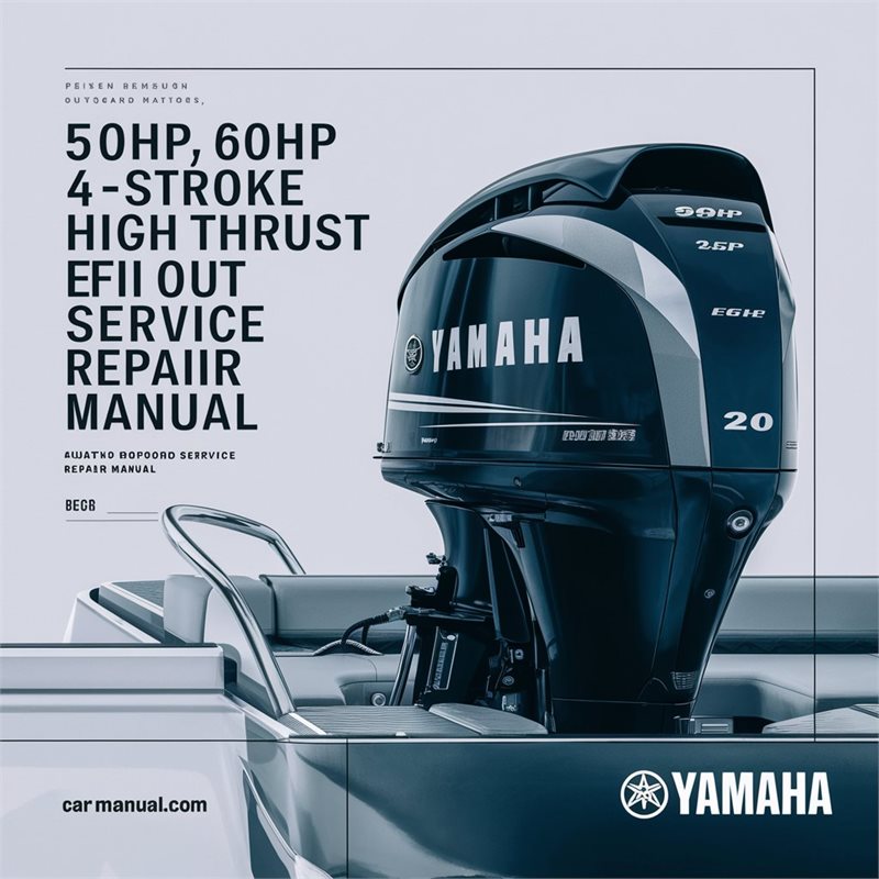 Yamaha 50HP 60HP 4-stroke High Thrust Efi Outboard Service Repair Workshop Manual PDF
